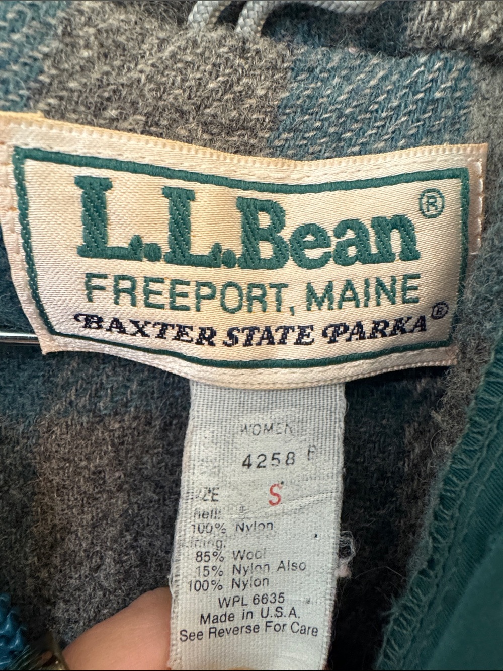 Vintage 90s LL Bean Baxter State Parka - Picture 7 of 7